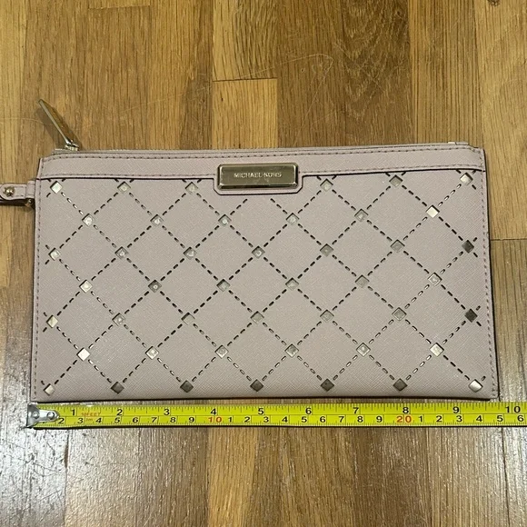 Michael Kors Blush Pink Wristlet Clutch - Picture 3 of 16